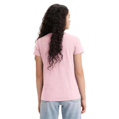 Pink - Back - Levis Womens-Ladies The Perfect T-Shirt