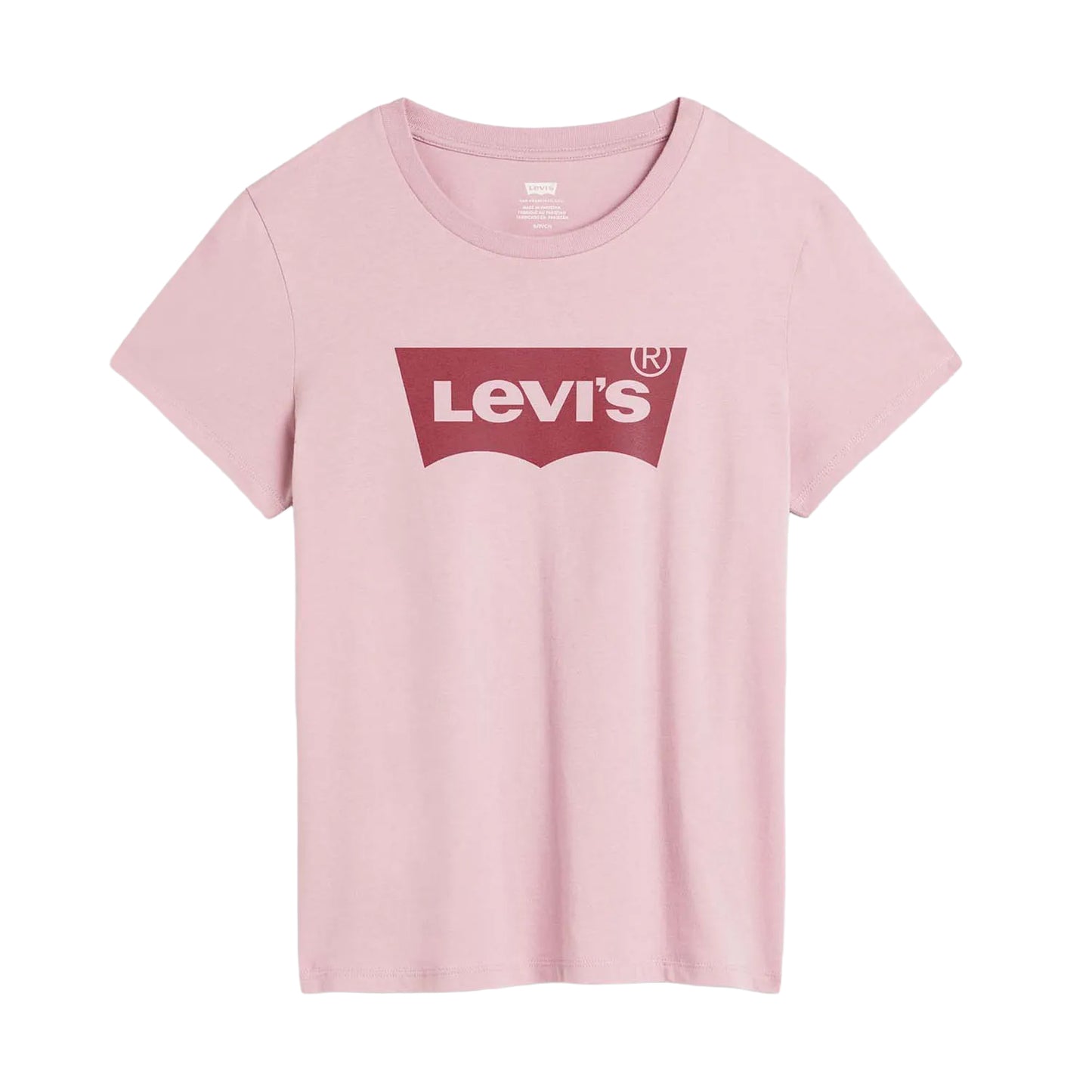 Pink - Front - Levis Womens-Ladies The Perfect T-Shirt