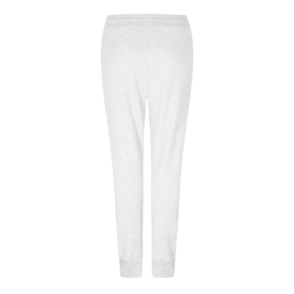 Light Heather Marl - Back - Jack Wills Womens-Ladies Hunston Polycotton Joggers