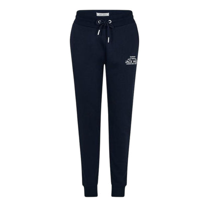 Navy - Front - Jack Wills Womens-Ladies Hunston Polycotton Joggers