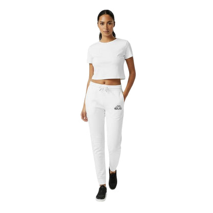 Vintage White - Side - Jack Wills Womens-Ladies Hunston Polycotton Joggers