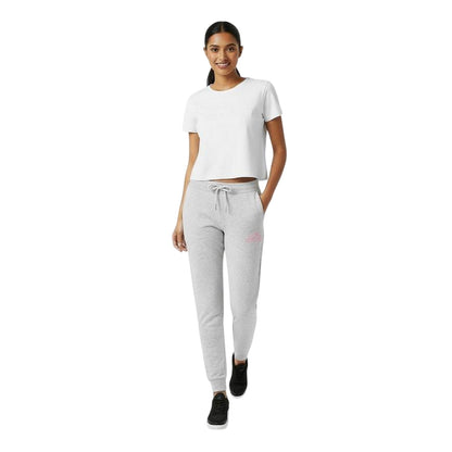 Grey Marl Marl - Side - Jack Wills Womens-Ladies Hunston Polycotton Joggers