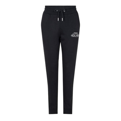 Black - Front - Jack Wills Womens-Ladies Hunston Polycotton Joggers