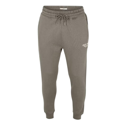 Slate - Front - Jack Wills Mens Haydor Cotton Logo Joggers