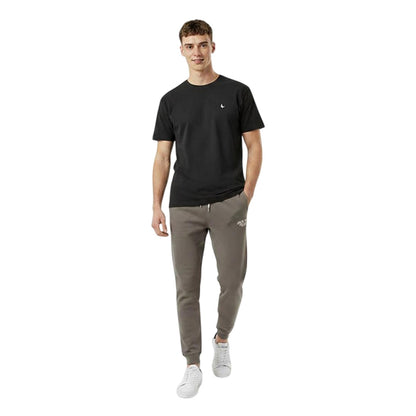 Slate - Side - Jack Wills Mens Haydor Cotton Logo Joggers