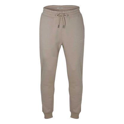 Stone - Front - Jack Wills Mens Haydor Cotton Logo Joggers