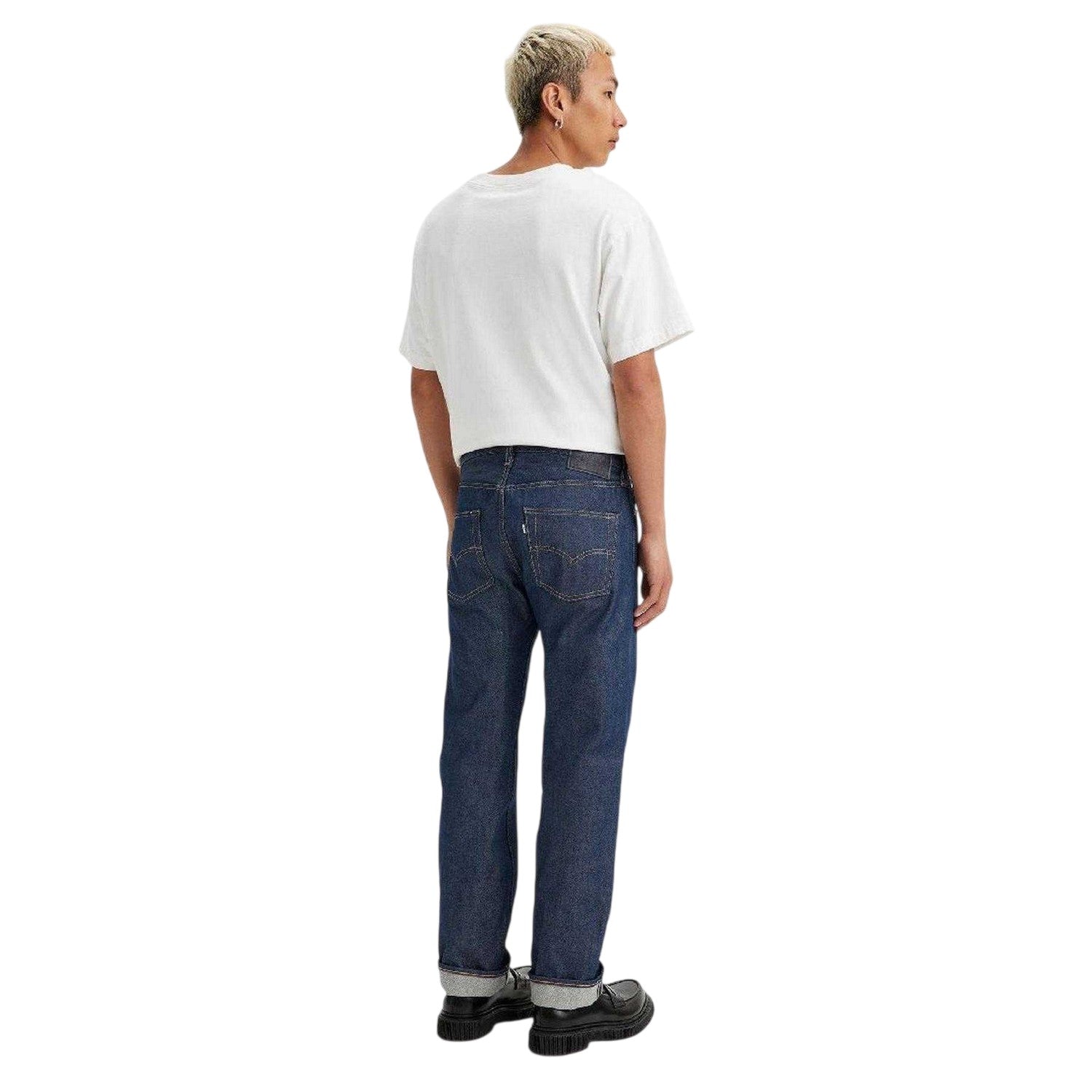Dark Blue - Lifestyle - Levis Mens 80's Mid Rise Straight Leg Jeans