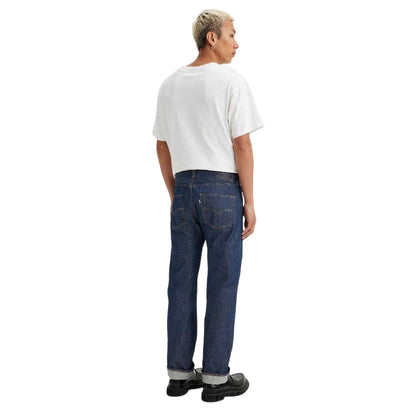 Dark Blue - Lifestyle - Levis Mens 80's Mid Rise Straight Leg Jeans