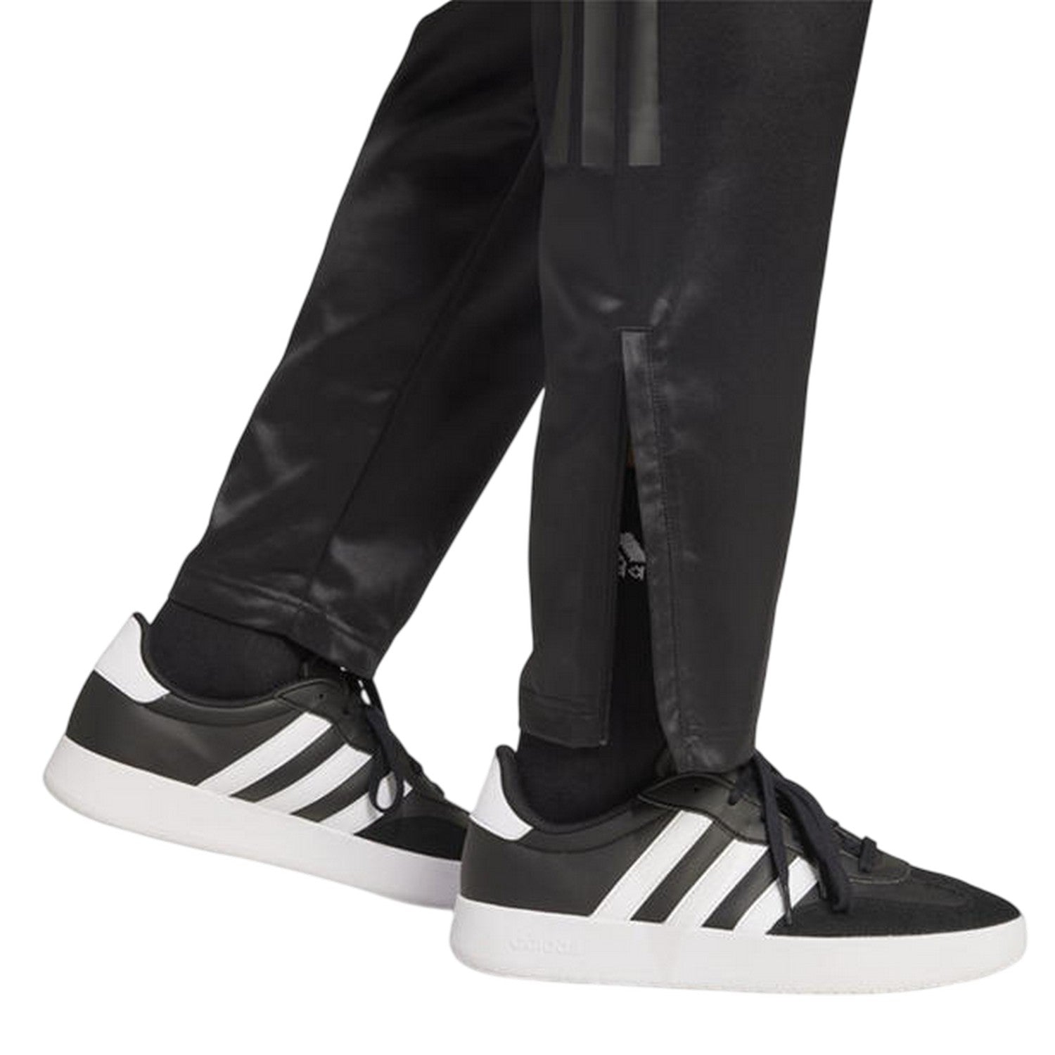 Black - Side - Adidas Mens House Of Tiro 3 Stripes Tapered Joggers