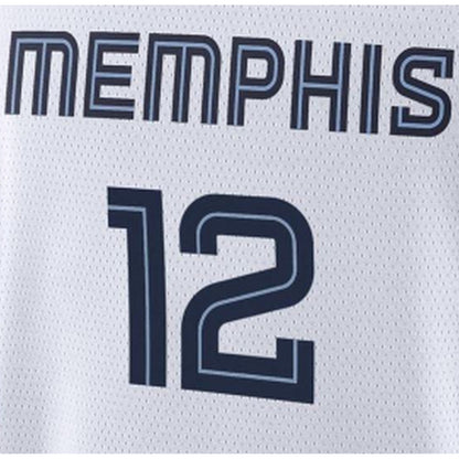 White - Side - Nike Childrens-Kids Ja Morant Memphis Grizzlies Basketball Jersey