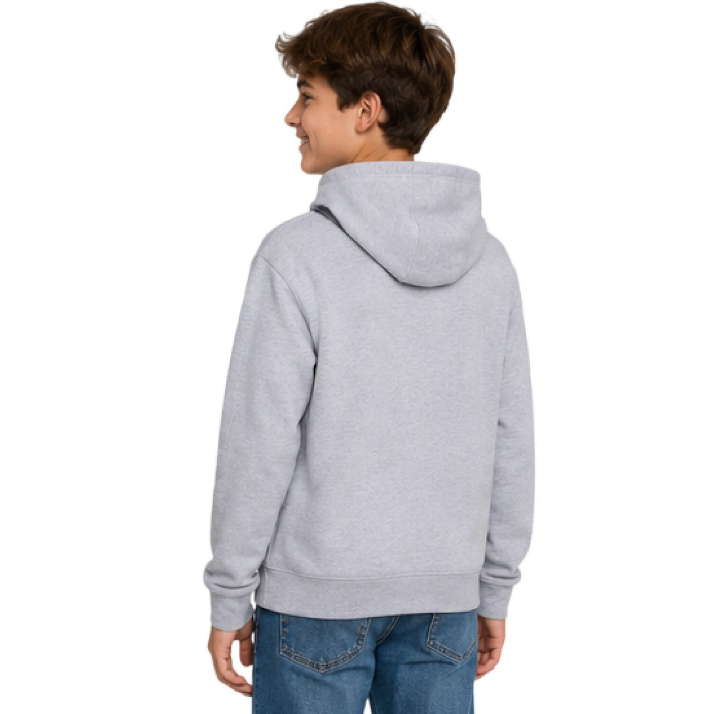 Grey - Back - Star Wars Childrens-Kids The Force Is With Me Grogu Hoodie