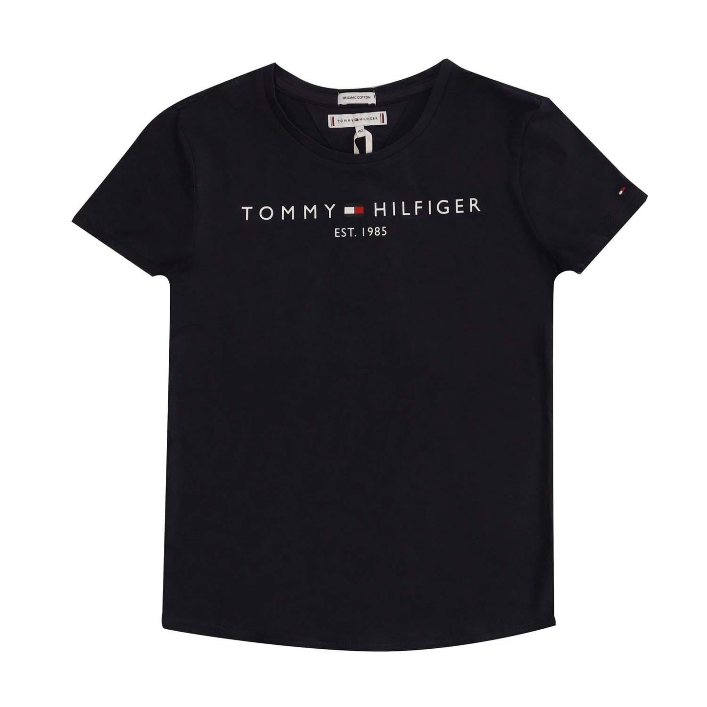 Blue - Front - Tommy Hilfiger Childrens-Kids Essential T-Shirt