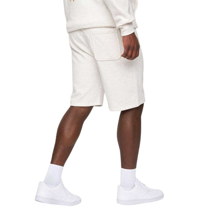 Grey - Back - Glorious Gangsta Mens Ceazar Cotton Blend Shorts