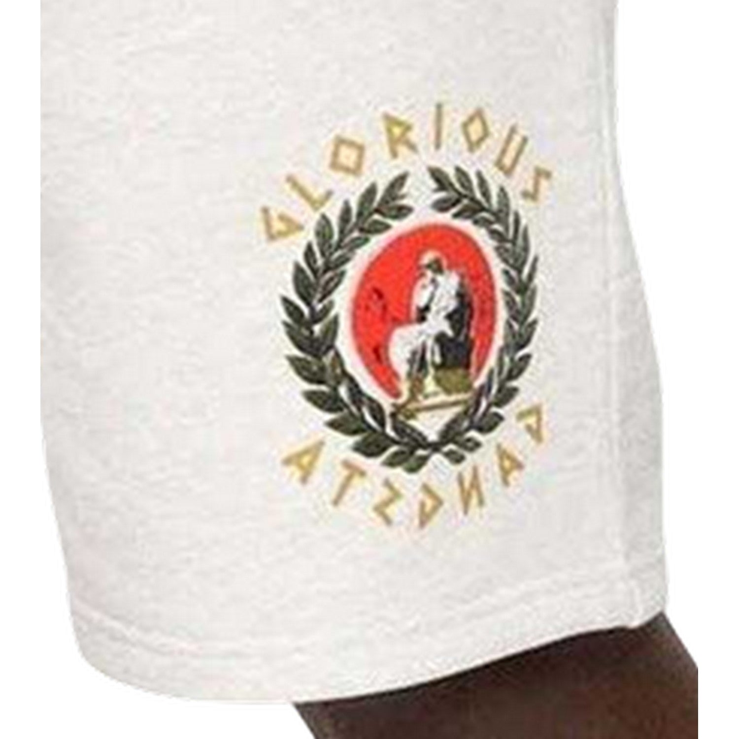 Grey - Side - Glorious Gangsta Mens Ceazar Cotton Blend Shorts