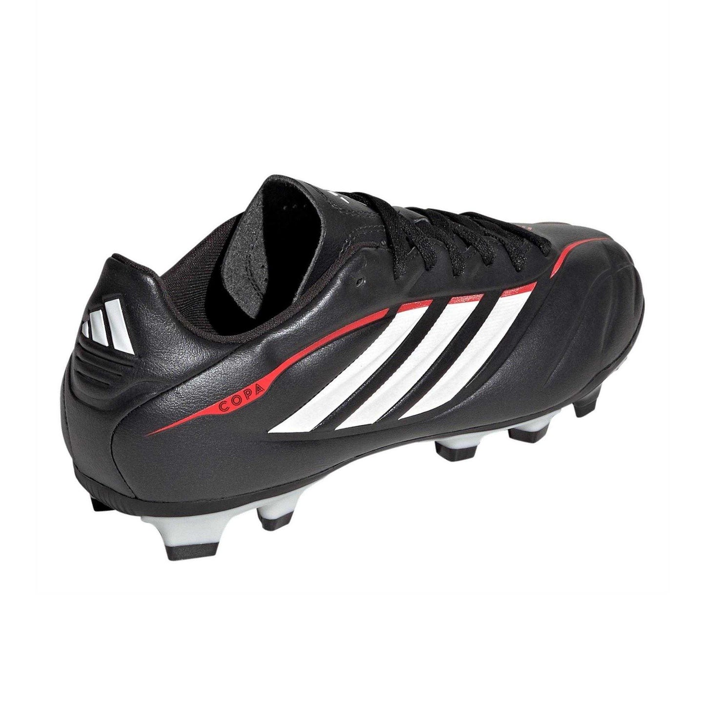 Black-Red - Back - Adidas Childrens-Kids Copa Pure Iv Club Firm Ground Football Boots
