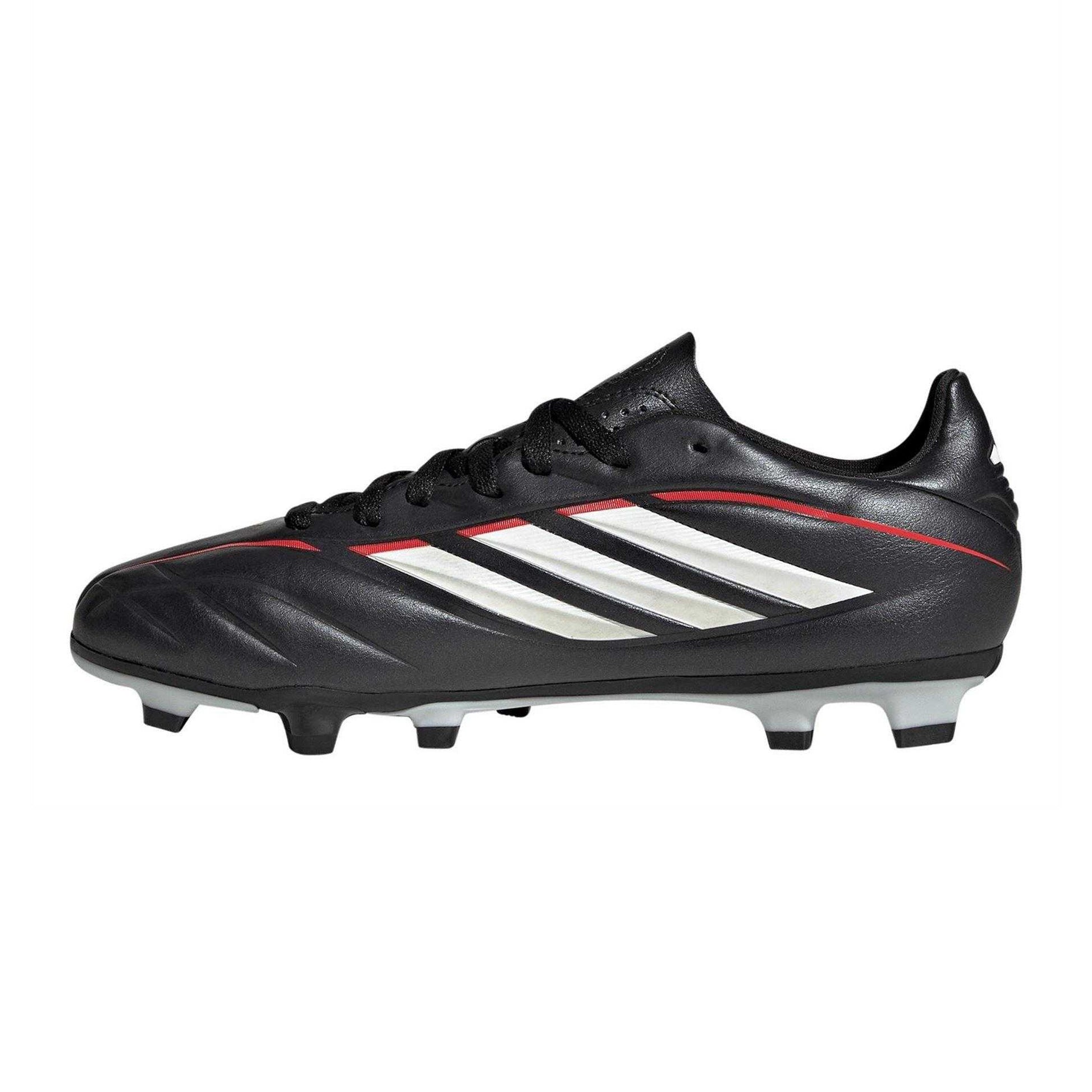 Black-Red - Side - Adidas Childrens-Kids Copa Pure Iv Club Firm Ground Football Boots