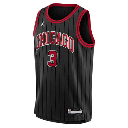 Black - Front - Nike Childrens-Kids Giddey Chicago Bulls Basketball Jersey