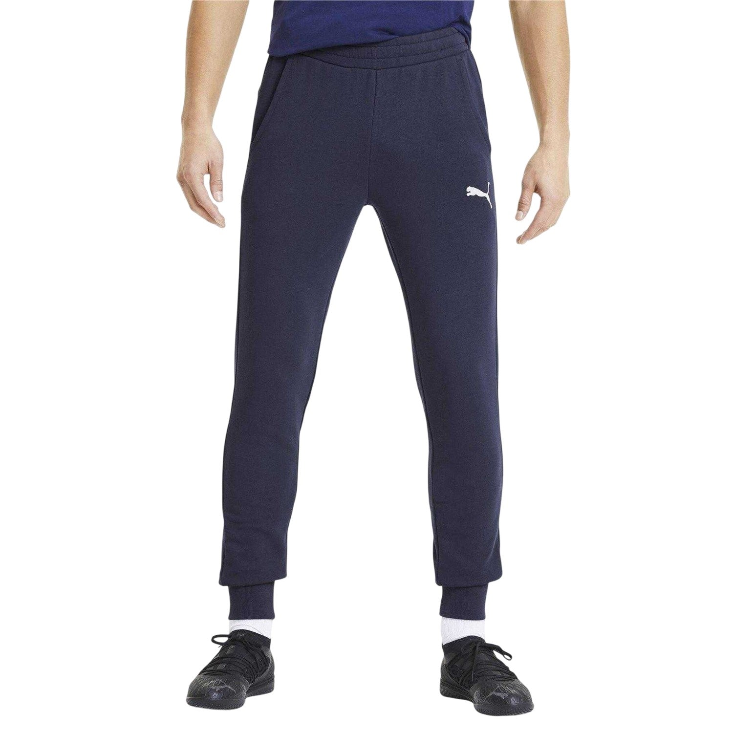Peacoat - Side - Puma Mens TeamGoal 23 Jersey Joggers