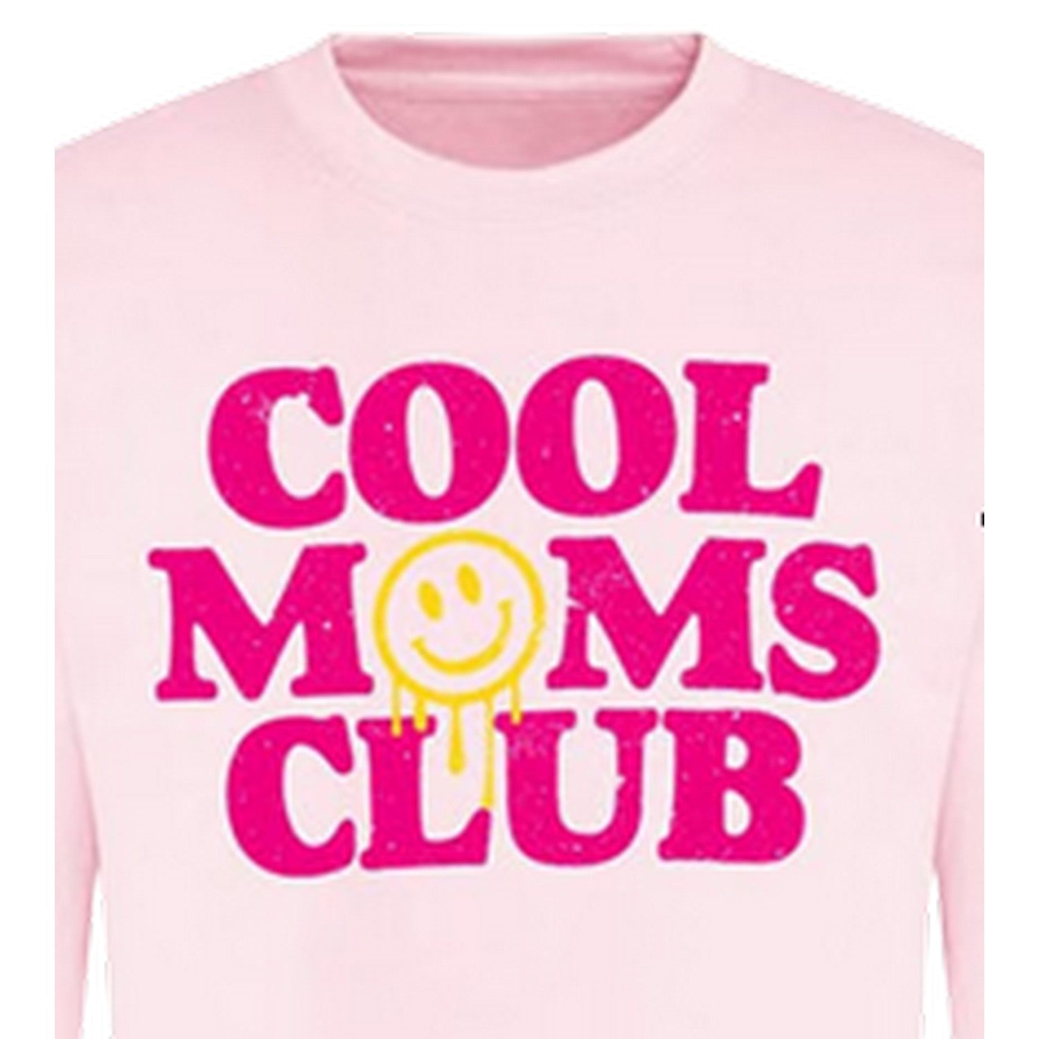 Pink - Side - AWD Womens-Ladies Cool Moms Club Sweatshirt