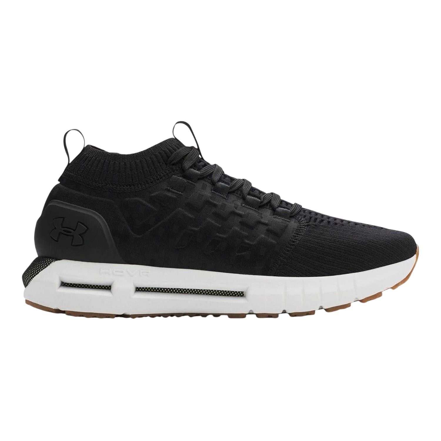 Black - Front - Under Armour Womens-Ladies Phantom Sock Trainers