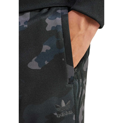 Black - Side - Adidas Mens Originals SSTR Camo Tapered Jogging Bottoms