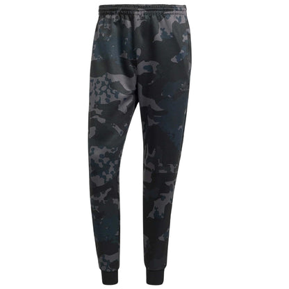 Black - Front - Adidas Mens Originals SSTR Camo Tapered Jogging Bottoms