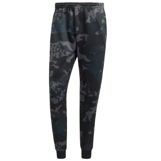 Black - Front - Adidas Mens Originals SSTR Camo Tapered Jogging Bottoms