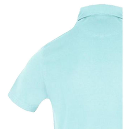 Skyblue Washed - Lifestyle - Aquascutum Mens Woven Embroidered Polo Shirt