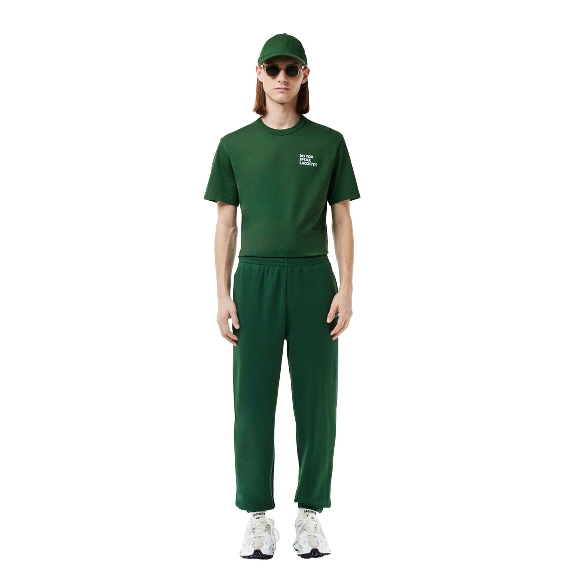 Green - Lifestyle - Lacoste Unisex Adult Relaxed Fit Jogging Bottoms