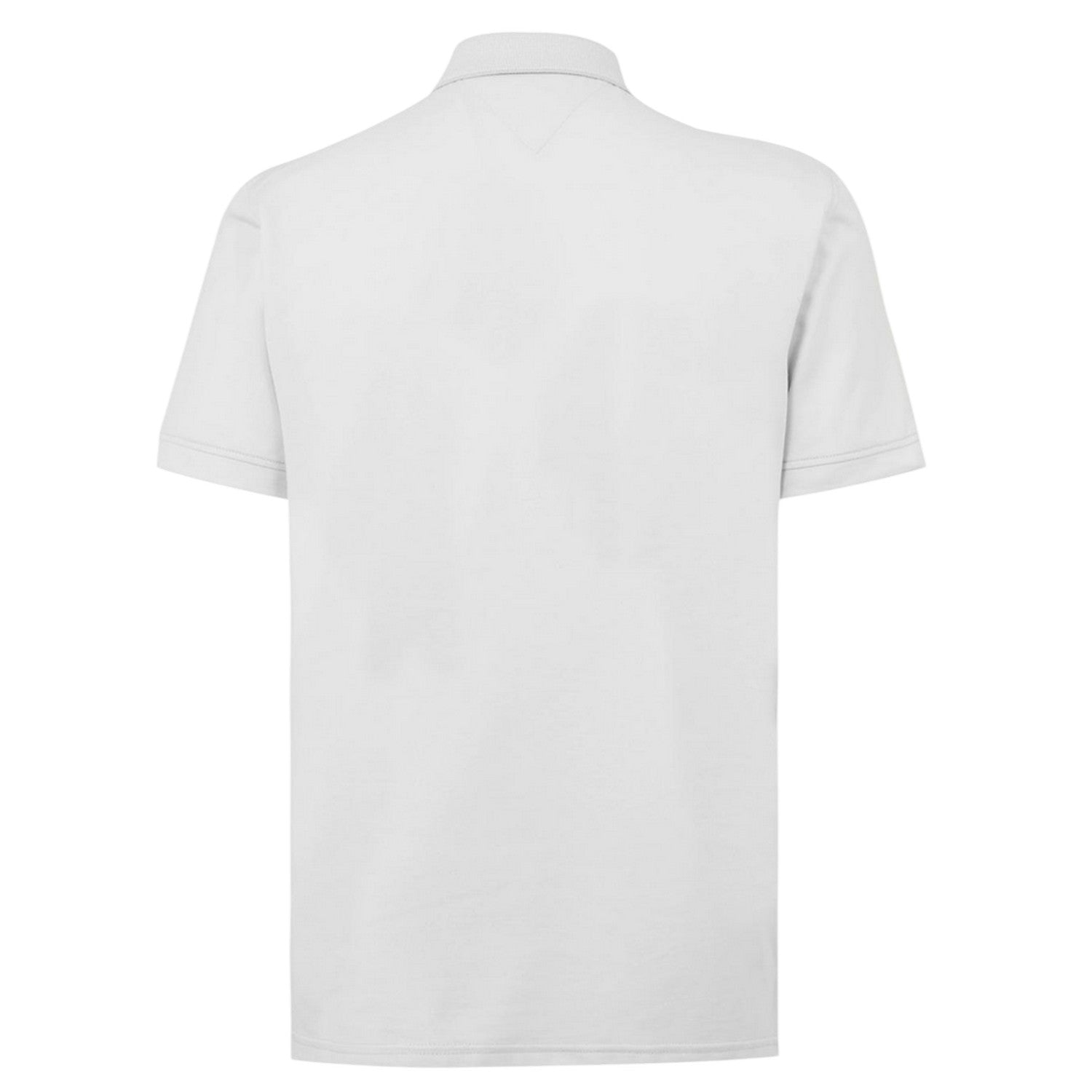 Ivory-White - Back - Tommy Hilfiger Mens Quarter Zip Polo Shirt