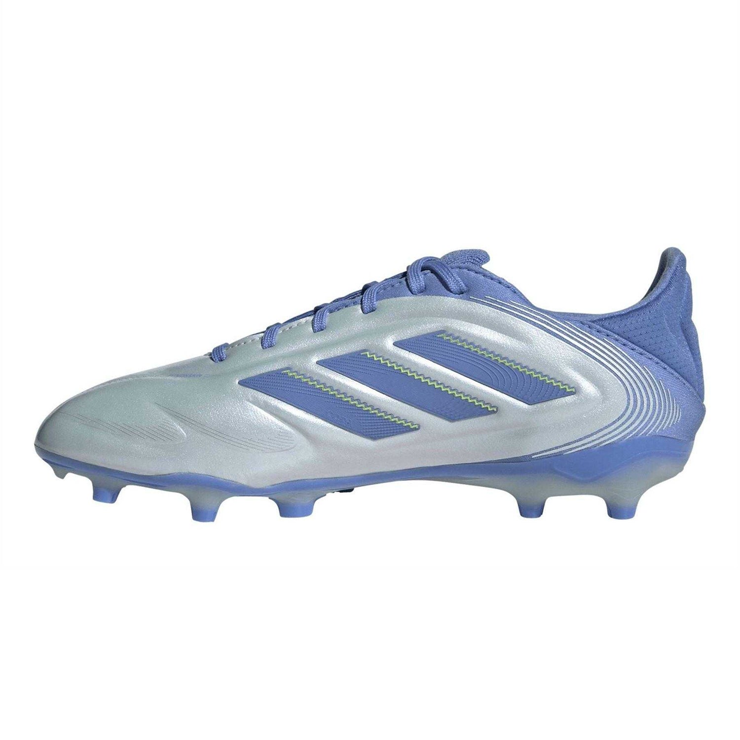 Blue - Side - Adidas Childrens-Kids Copa Pure III League Firm Ground Football Boots