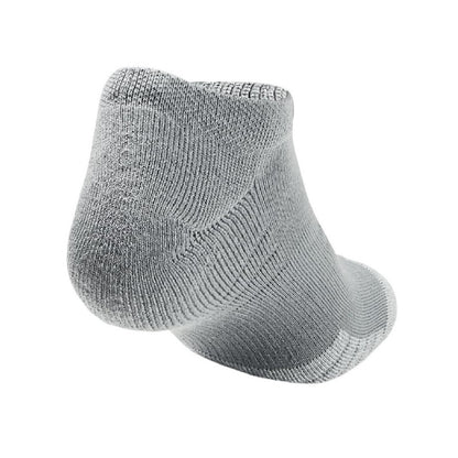 Black-Grey-White - Side - Under Armour Unisex Adult Performance No-Show Socks (Pack of 3)
