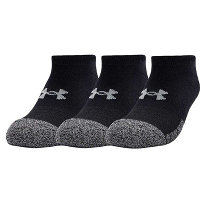 Black - Front - Under Armour Unisex Adult Performance No-Show Socks (Pack of 3)
