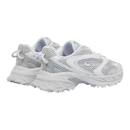 Grey - Back - Lacoste Mens L003 Neo Shot Leather Trainers