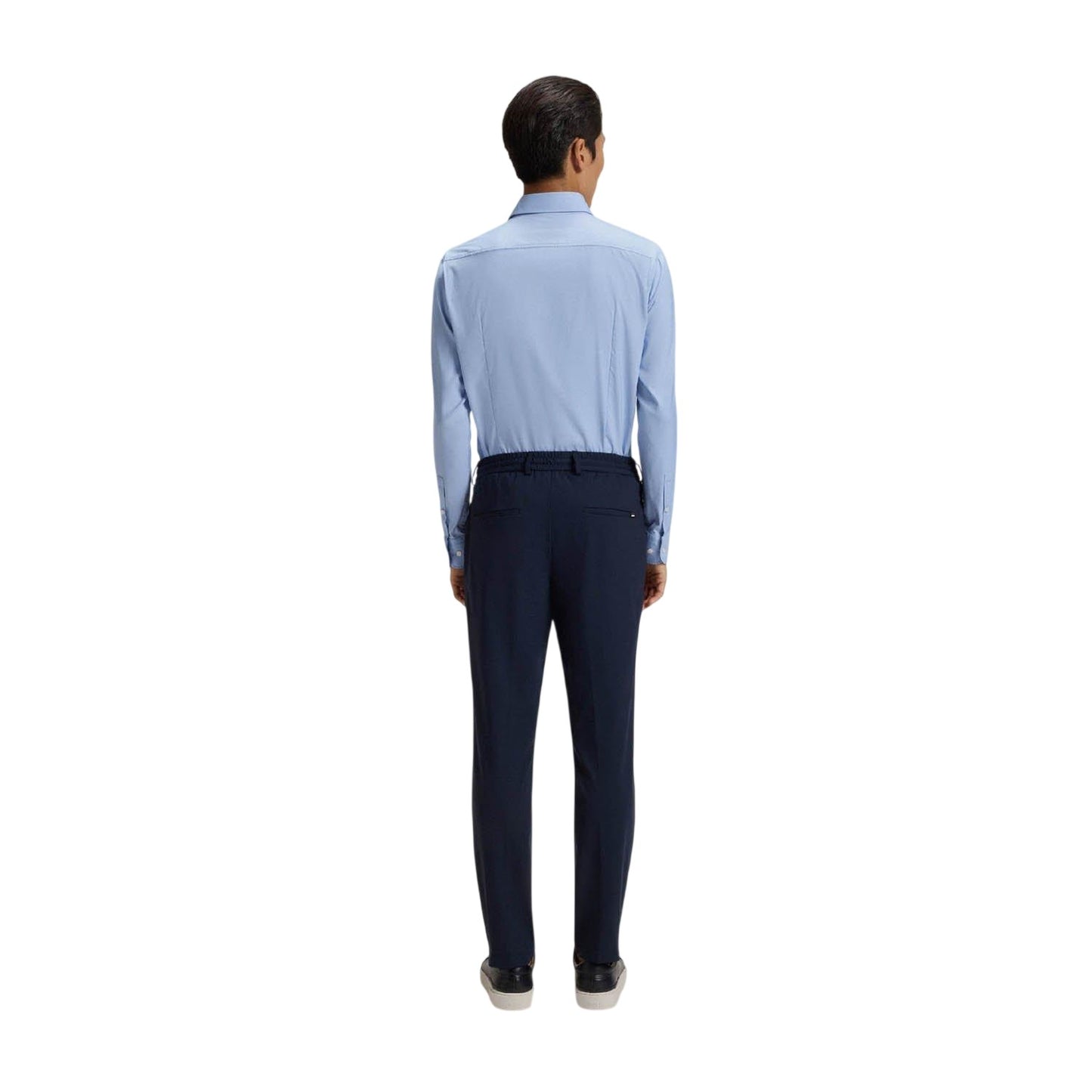 Pastel Blue - Back - Boss Mens P-Hank Oxford Kent Collar Shirt