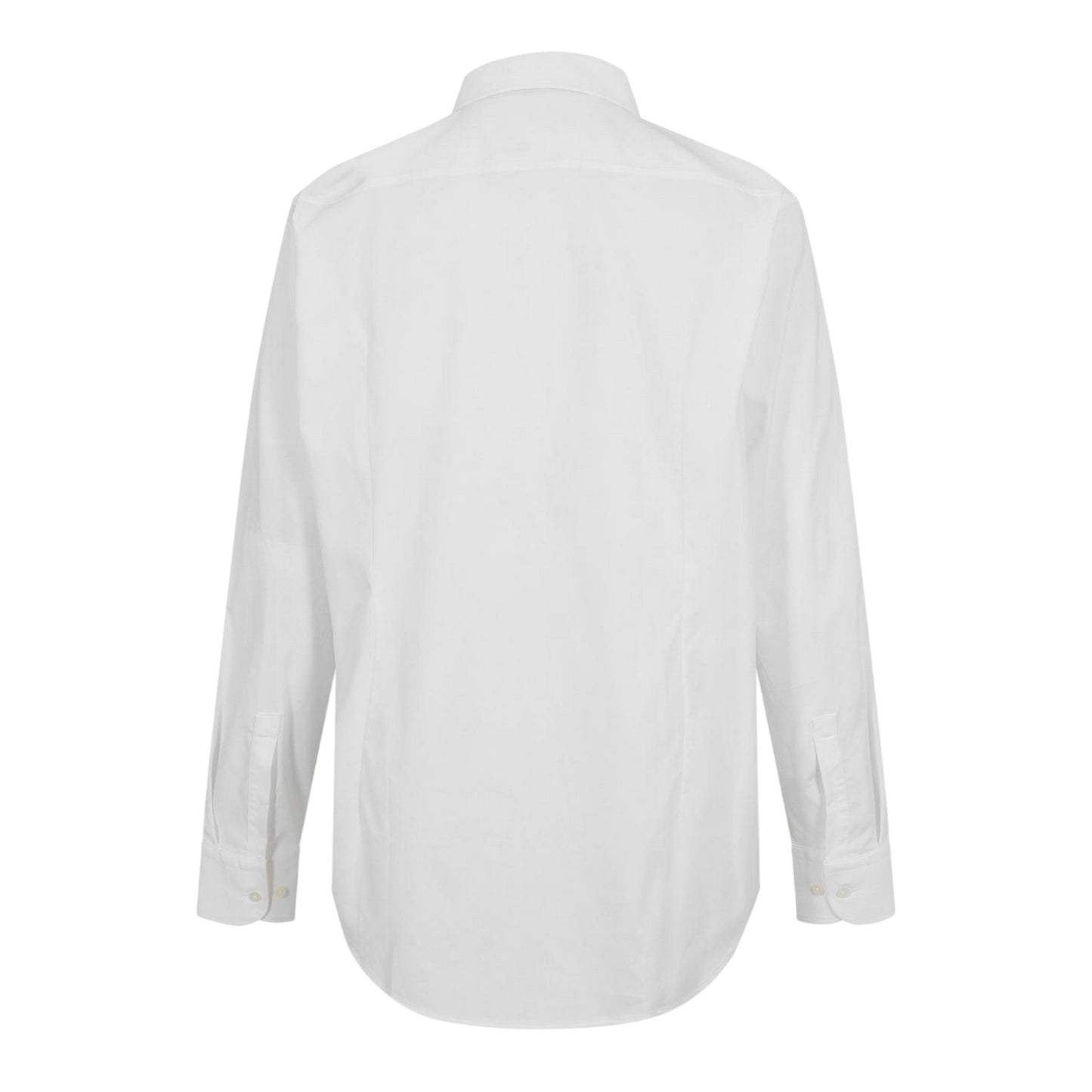 White - Back - Boss Mens P-Hank Oxford Kent Collar Shirt