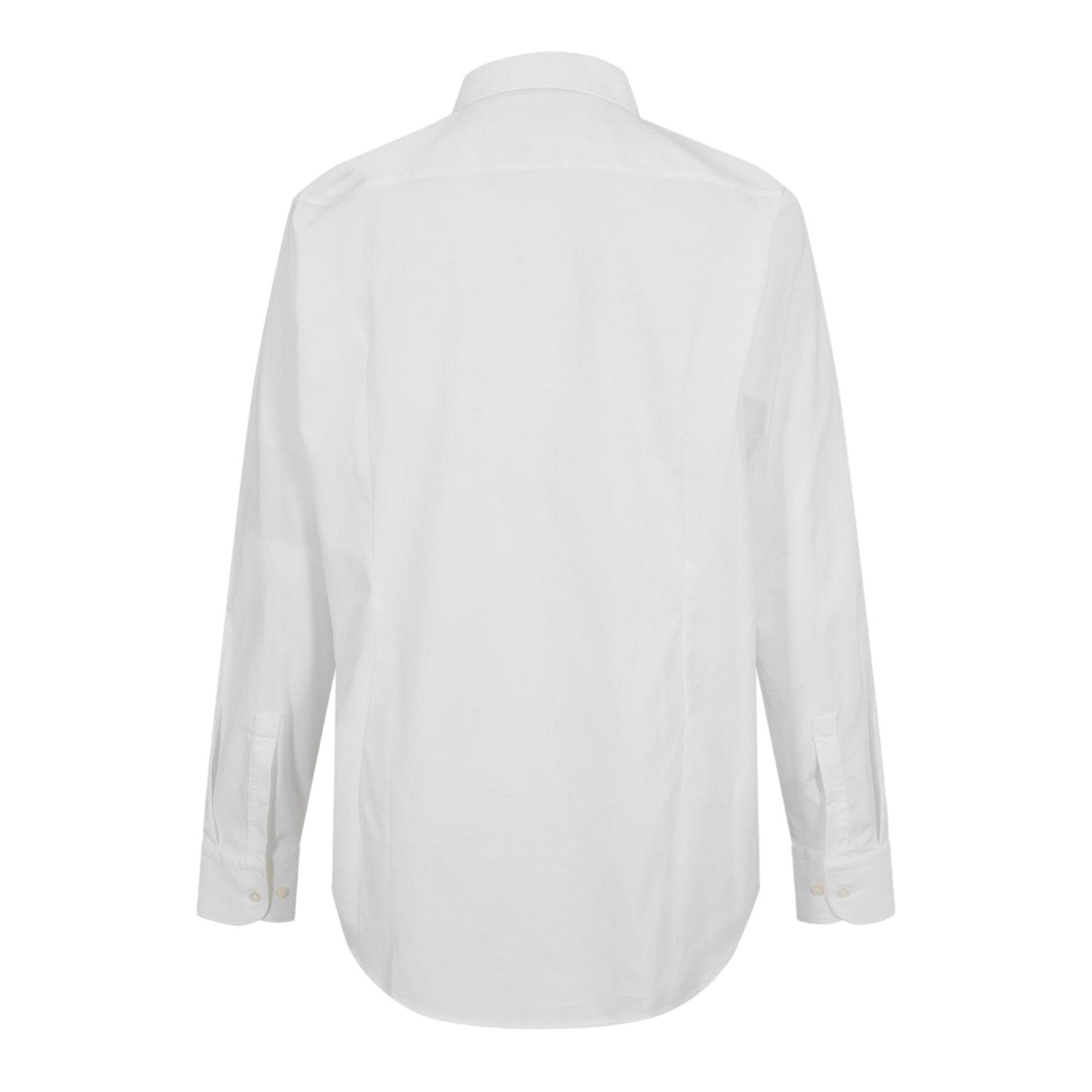 White - Back - Boss Mens P-Hank Oxford Kent Collar Shirt
