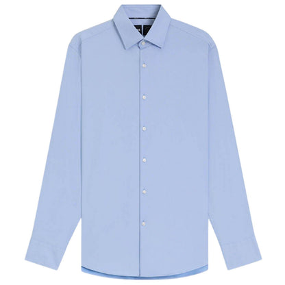 Pastel Blue - Front - Boss Mens P-Hank Oxford Kent Collar Shirt