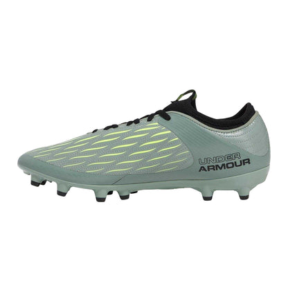 Green - Back - Under Armour Womens-Ladies Magnetico Select 4 Firm Ground Football Boots