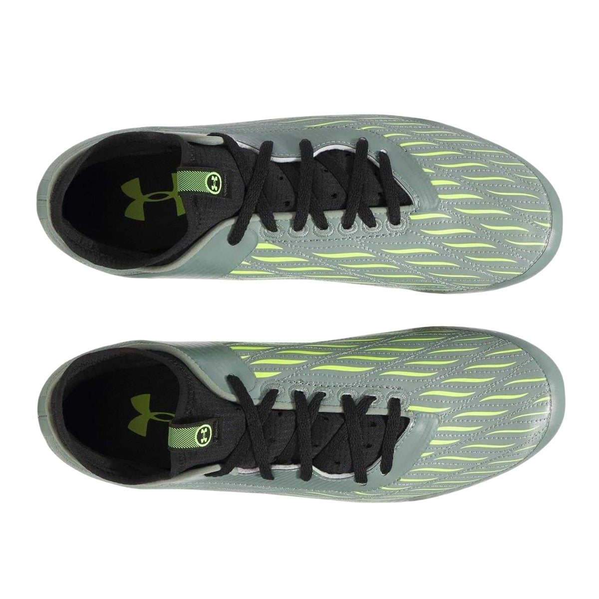 Green - Side - Under Armour Womens-Ladies Magnetico Select 4 Firm Ground Football Boots