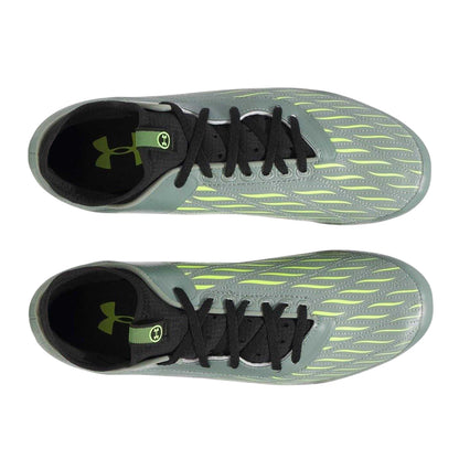 Green - Side - Under Armour Womens-Ladies Magnetico Select 4 Firm Ground Football Boots
