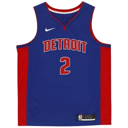 Blue - Lifestyle - Nike Childrens-Kids Cunningham Detroit Pistons Basketball Jersey