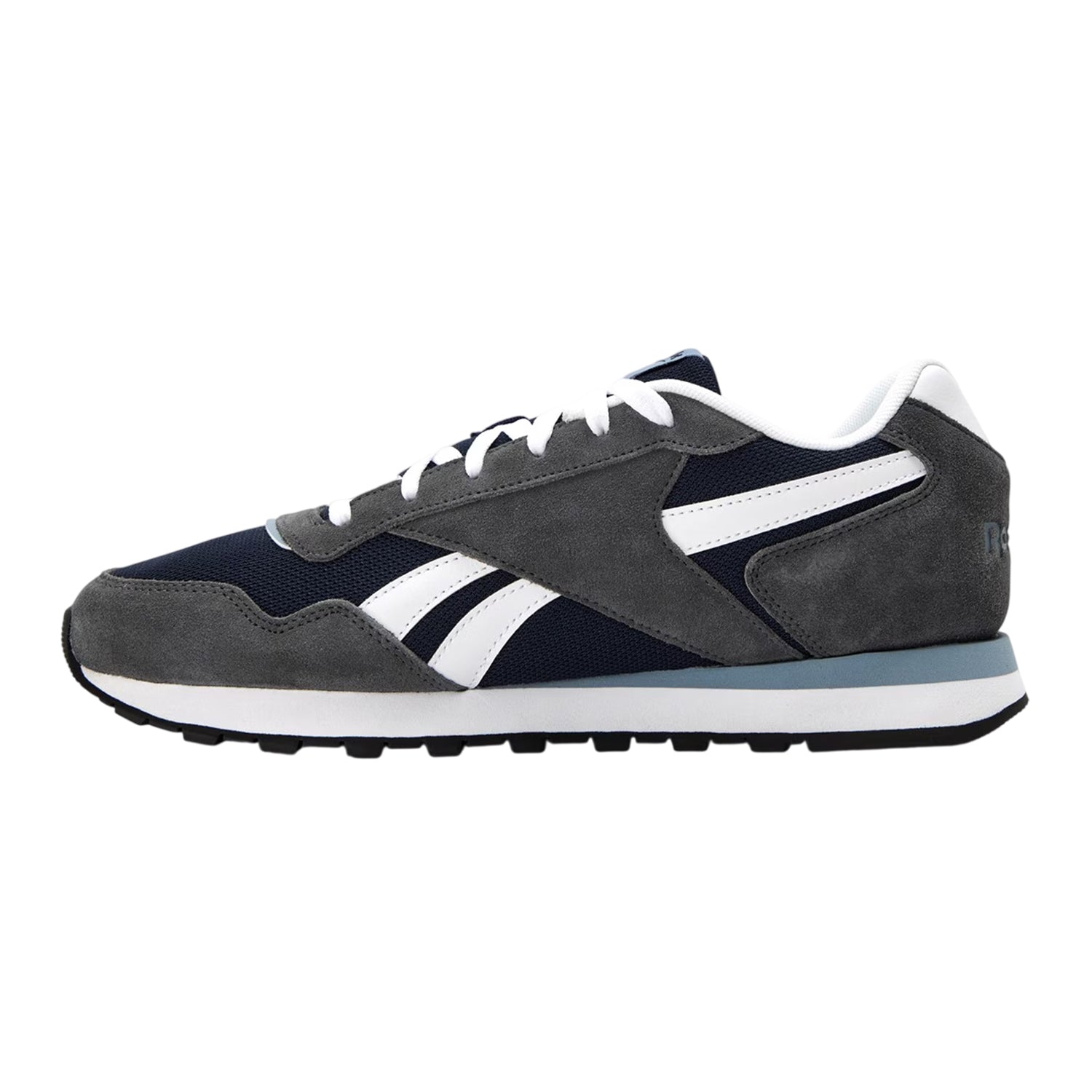 Navy-Grey - Back - Reebok Childrens-Kids Glide Logo Trainers