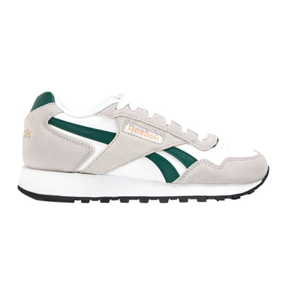 White-Green - Front - Reebok Childrens-Kids Glide Logo Trainers