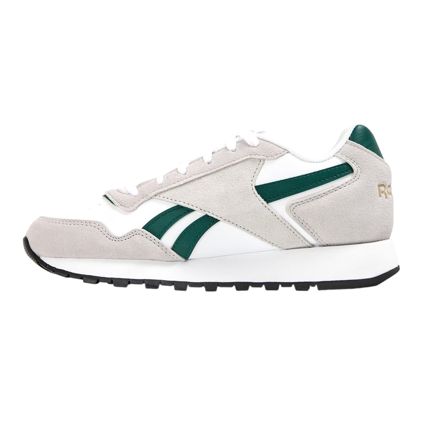 White-Green - Back - Reebok Childrens-Kids Glide Logo Trainers