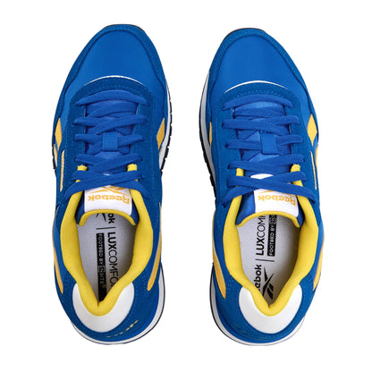 Blue - Side - Reebok Childrens-Kids Glide Logo Trainers
