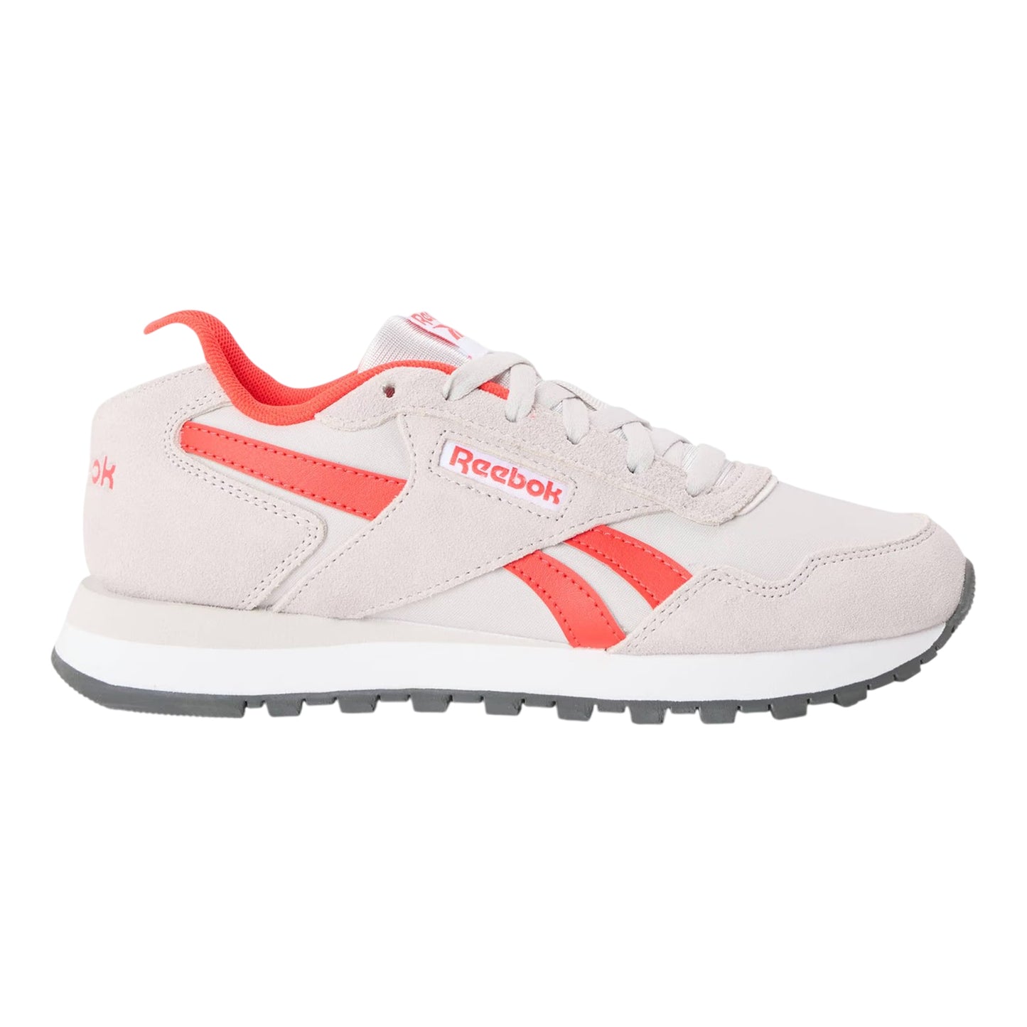 Mist Grey - Front - Reebok Childrens-Kids Glide Logo Trainers