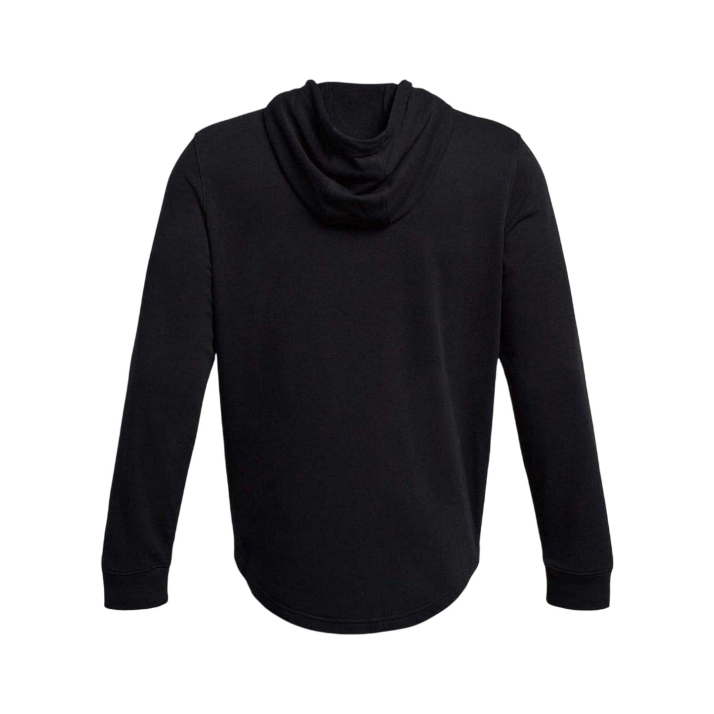 Black - Back - Under Armour Mens French Terry Hoodie