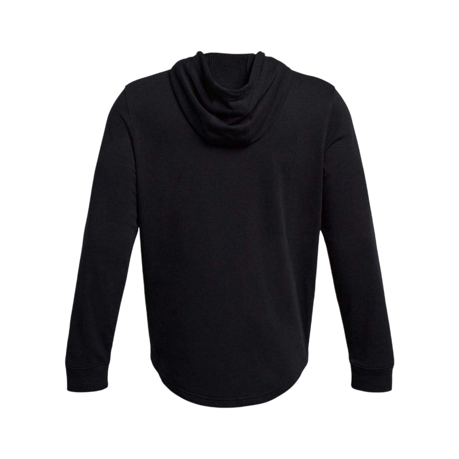 Black - Back - Under Armour Mens French Terry Hoodie