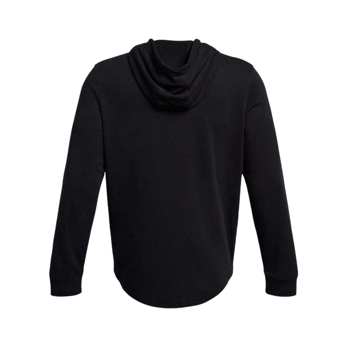 Black - Back - Under Armour Mens French Terry Hoodie